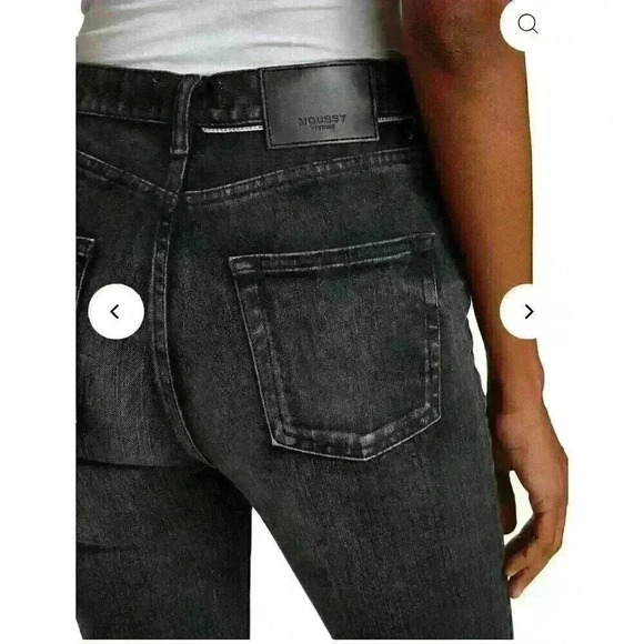 Moussy Fleetwood Rebirth High Rise Jeans Denim Size 27 Minimalist Distressed - Picture 11 of 15